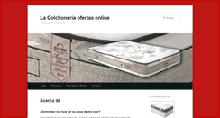 Desktop Screenshot of lacolchoneriana.com