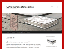 Tablet Screenshot of lacolchoneriana.com